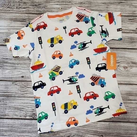 5T NWT Gymboree Transportation Vehicles T-Shirt - Picture 1 of 7